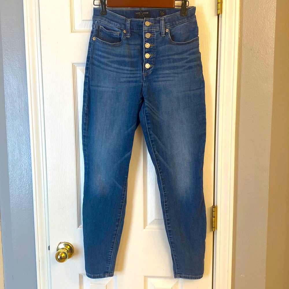 Lucky Brand jeans. Dark wash. Skinny